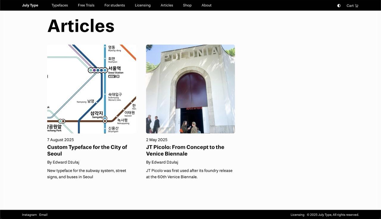 Image from July Type by Nedislav G. Kamburov